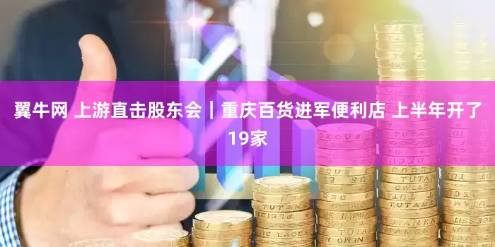 翼牛网 上游直击股东会|重庆百货进军便利店 上半年开了19家